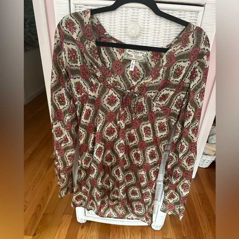 Silk boho vibes tunic/dress